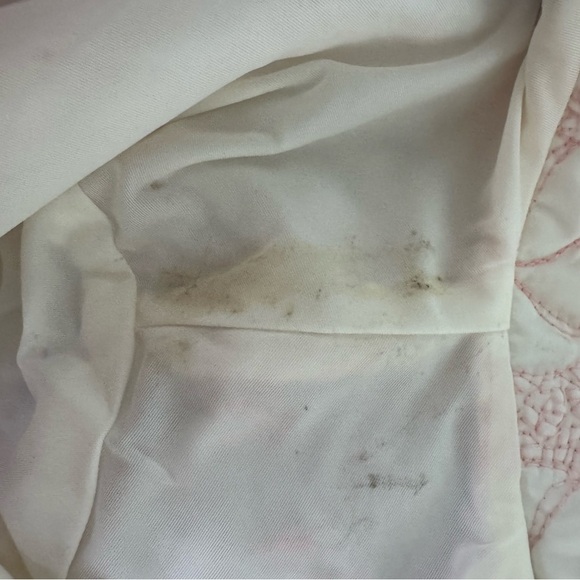 Ariel Vintage Lightweight Quilted Leaf Print Cropped Jacket Size Large - Picture 9 of 9